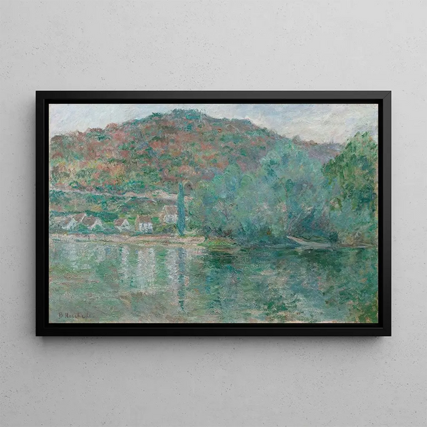 La Seine à Eauplet - Blanche Hoschedé-Monet — inramlat konstverk på väggen