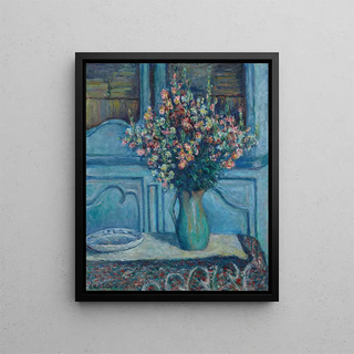 Blanche HoschedMonet - Les mufliers intrieur Giverny.webp