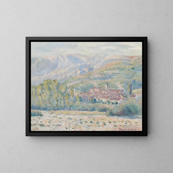 byn PoujalsurOrb - Blanche Hoschedé-Monet — inramlat konstverk på väggen