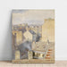 Reproduktion av målningen Blick aus dem Atelier Klagbaumgasse, Wien - Marie Egner