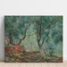 Reproduktion av målningen av olivträd i Moreno-trädgården - Claude Monet