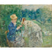 Reproduktion av målningen av Bois de Boulogne - Berthe Morisot