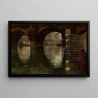 Bolesaw Nawrocki - On the bank of River Seine.webp