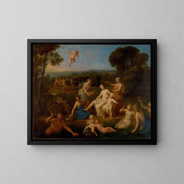 La Toilette de Vénus - Bon Boullogne — inramlat konstverk på väggen