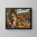 Adoration des bergers - Bonifacio Veronese — inramlat konstverk på väggen