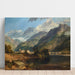 Reproduktion av målningen Bonneville, Savoie - Joseph Mallord William Turner