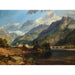 Reproduktion av målningen Bonneville, Savoie - Joseph Mallord William Turner