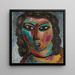 Boucles brunes - Alexej von Jawlensky — inramlat konstverk på väggen