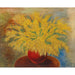 Reproduktion av målningen Bouquet de Mimosas au Pot Rouge - Moïse Kisling