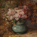 Bouquet de chrysanthèmes et de soucis - Olga Wisinger-Florian — visat i en interiör