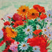 Bouquet de marguerites, soucis et géraniums - Albert Marquet — visat i en interiör