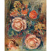 Reproduktion av målningen Bouquet de roses - Pierre-Auguste Renoir
