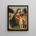 Vierge à l'Enfant - Bramantino Bartolomeo Suardi — inramlat konstverk på väggen