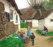 Brn der blser sbebobler - Hans Andersen Brendekilde — vy av konstverket