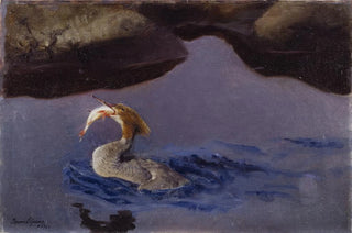 Bruno Liljefors - Female Merganser.webp