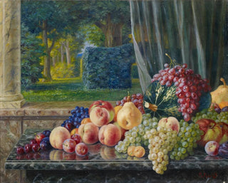 Burkhard Flury - Still Life With Fruits.webp