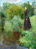 L'été dernier, saker och ting var grönare - Byam Shaw — vy av konstverket