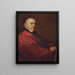 H Portrait av William Ewart Gladstone - Charles H. Thompson — inramlat konstverk på väggen