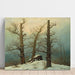Reproduktion av målningen Cairn sous la neige - Caspar David Friedrich