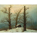 Reproduktion av målningen Cairn sous la neige - Caspar David Friedrich