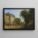 Boulevard Montmartre - Caleb Robert Stanley — inramlat konstverk på väggen