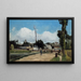 Bords de l'Oise à Pontoise - Camille Pissarro — inramlat konstverk på väggen
