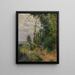 Côte des Grouettes nära Pontoise - Camille Pissarro — inramlat konstverk på väggen