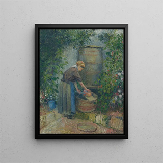 Camille Pissarro - Femme lavant une casserole.webp