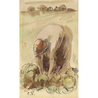 Camille Pissarro - Femme se cambrant.webp