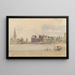 Les Jardins de Kensington, London - Camille Pissarro — inramlat konstverk på väggen