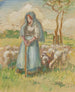 Le Berger - Camille Pissarro — vy av konstverket