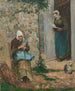 La Charité - Camille Pissarro — vy av konstverket