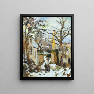 Camille Pissarro - La Maison Rondest Sous La Neige Pontoise Or Chemin De Lhermitage Pontoise Sous La Neige.webp