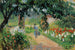 L'Allée du jardin d'Éragny - Camille Pissarro — vy av konstverket