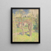 Landskap - Camille Pissarro — inramlat konstverk på väggen