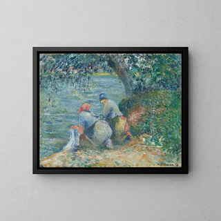 Camille Pissarro - Laveuses au bord de leau Pontoise.webp