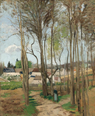Camille Pissarro - Le village travers les arbres.webp