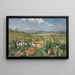 L'ermitage à Pontoise - Camille Pissarro — inramlat konstverk på väggen