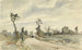 Louveciennes Route de Saint-Germain - Camille Pissarro — vy av konstverket