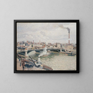 Camille Pissarro - Morning An Overcast Day Rouen.webp