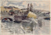 Pont Corneille i Rouen - Camille Pissarro — vy av konstverket