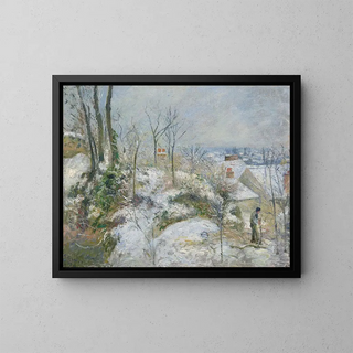 Camille Pissarro - Rabbit Warren at Pontoise Snow.webp