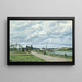 Les rives de l'Oise près de Pontoise - Camille Pissarro — inramlat konstverk på väggen
