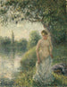 La Baigneuse - Camille Pissarro — vy av konstverket