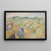 La moisson - Camille Pissarro — inramlat konstverk på väggen