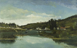 Camille Pissarro - The Marne at Chennevires.webp