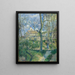 The Path to Les Pouilleux Pontoise - Camille Pissarro — inramlat konstverk på väggen