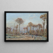 La Route de Versailles Louveciennes Gelée Matinale - Camille Pissarro — inramlat konstverk på väggen