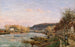 La Seine à Bougival - Camille Pissarro — vy av konstverket