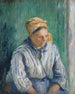 Studie av tvätterskan - Camille Pissarro — vy av konstverket